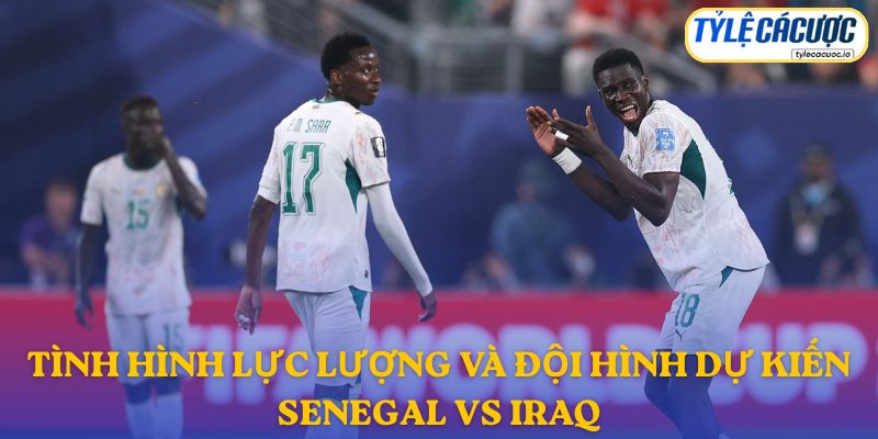 Thông tin đội hình dự kiến Senegal vs Iraq