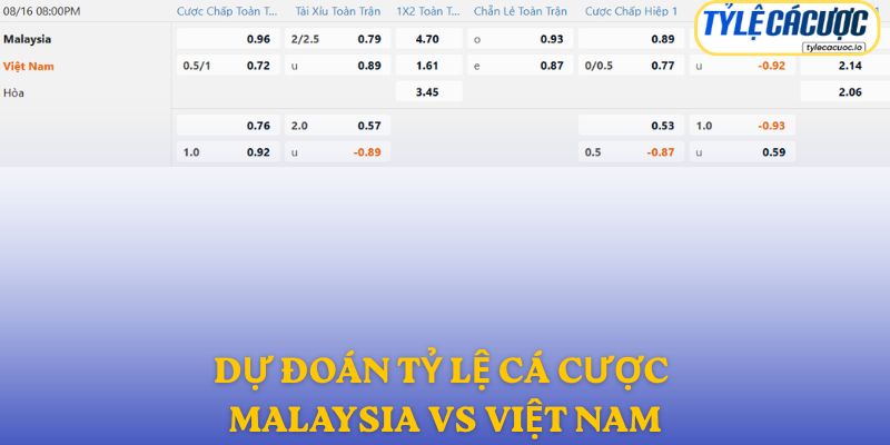 Soi kèo nhà cái Malaysia vs Việt Nam – dự đoán từ chuyên gia
