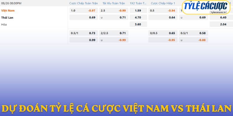 Soi kèo nhà cái Việt Nam vs Thái Lan – dự đoán từ chuyên gia